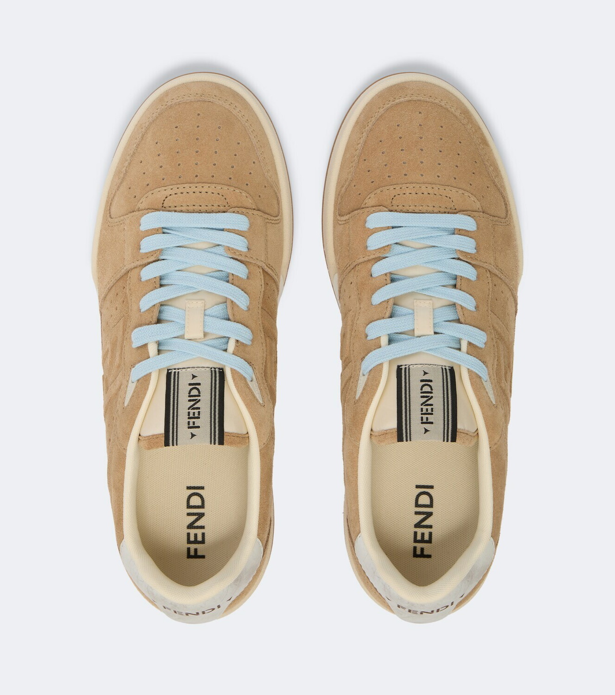 Fendi Fendi Match suede sneakers