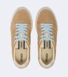 Fendi Fendi Match suede sneakers