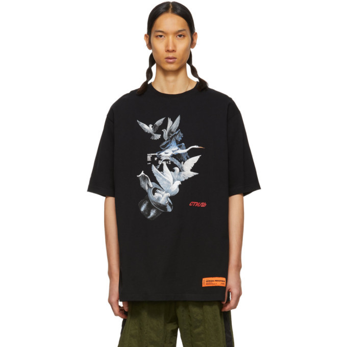 Photo: Heron Preston Black Doves Regular T-Shirt