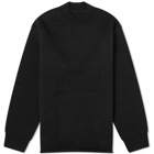 Jacquemus Men's Back Logo Knit Jumper in Black