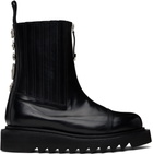 Toga Virilis SSENSE Exclusive Black Leather Chelsea Boots