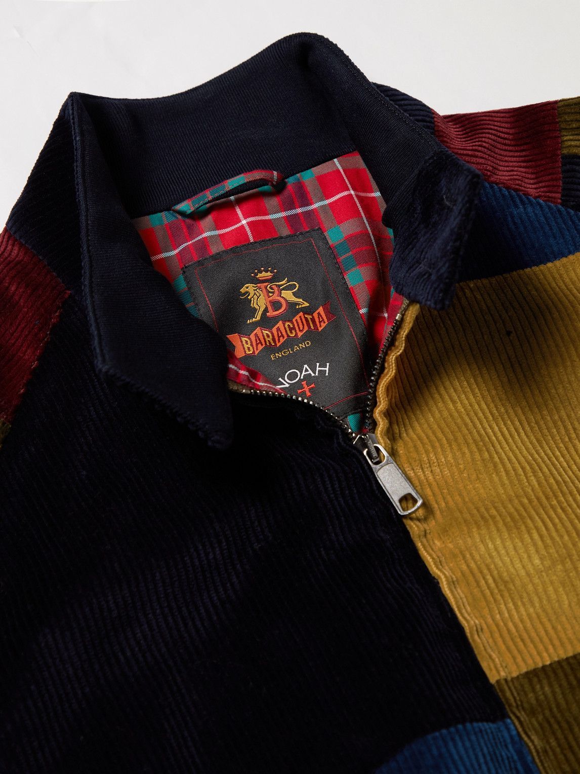 Baracuta - Noah G9 Patchwork Cotton-Corduroy Harrington Jacket