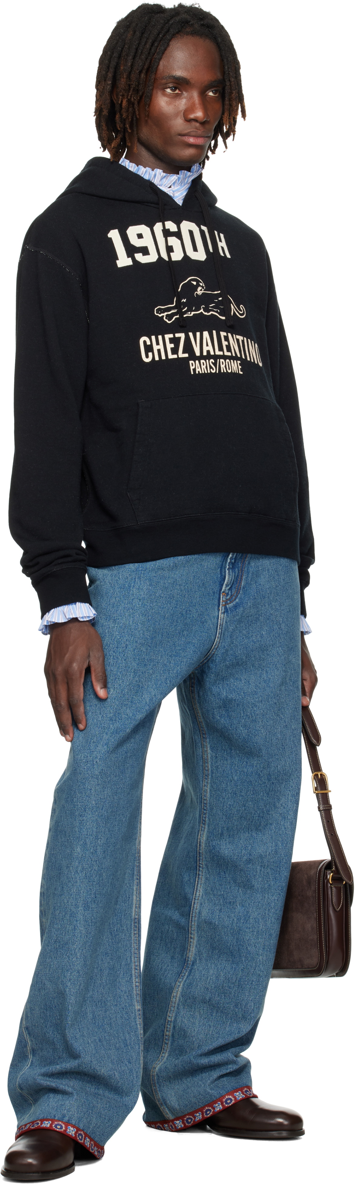Valentino Black 'Chez Valentino' Hoodie
