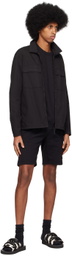 Stone Island Black Patch Long Sleeve T-Shirt