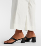 Khaite Archer 55 leather thong sandals