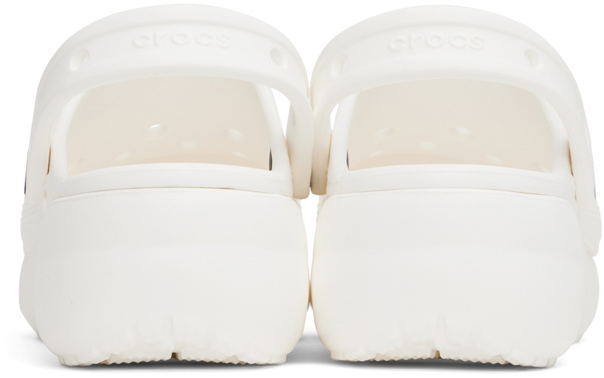 Crocs White Classic Platform Clogs Crocs