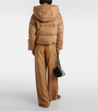 Max Mara The Cube Dalia camel hair puffer jacket