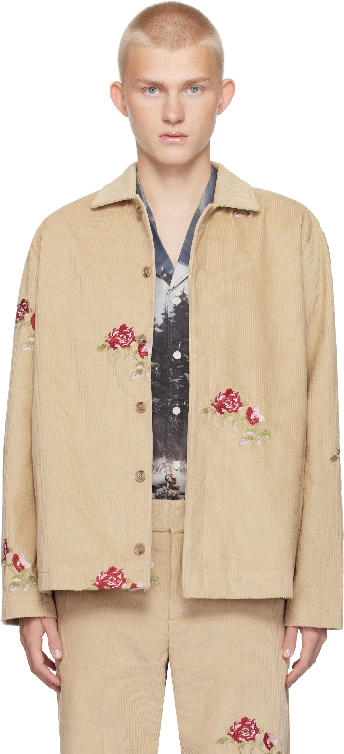 【関税込み】Soulland オフホワイト Flower フーディ Off-White Flower Hoodie by Soulland on Sale