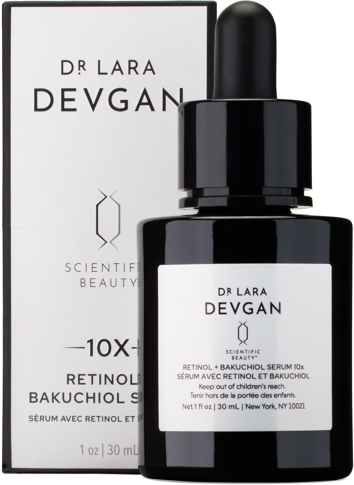 Dr. Lara Devgan Scientific Beauty Retinol + Bakuchiol Serum 10x, 30 mL