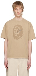 BAPE Beige 'World Gone Mad' T-Shirt