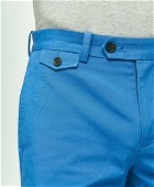 Brooks Brothers Men's 9" Stretch Supima Cotton Poplin Shorts | Blue