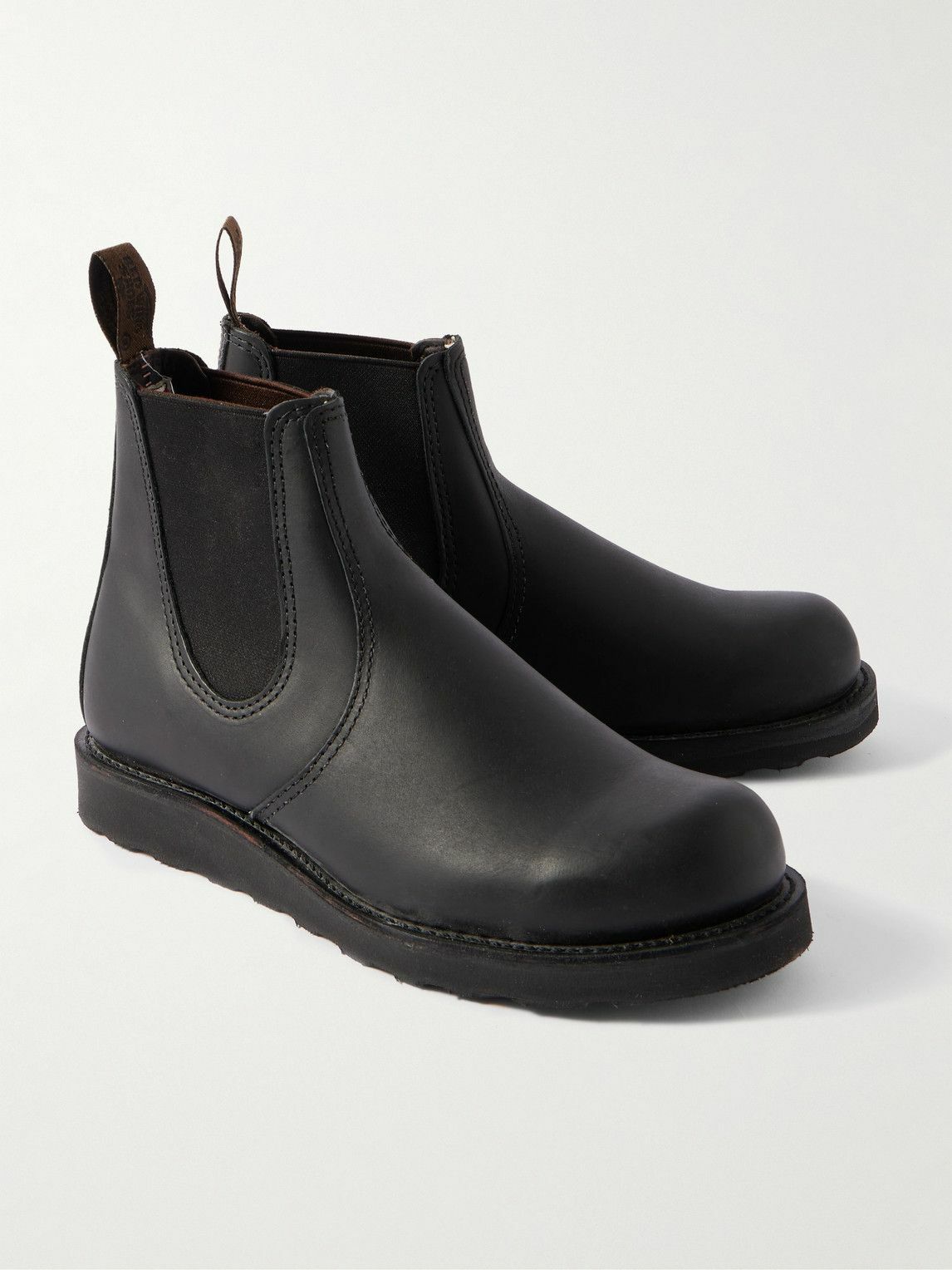 Red Wing Shoes - Leather Chelsea Boots - Black