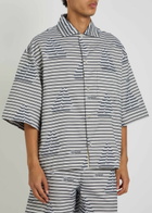 Jacquemus La Chemise Plage Striped Jacquard Cotton Shirt Multicoloured
