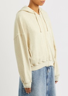 American Vintage Itonay Hooded Cotton-blend Sweatshirt Cream