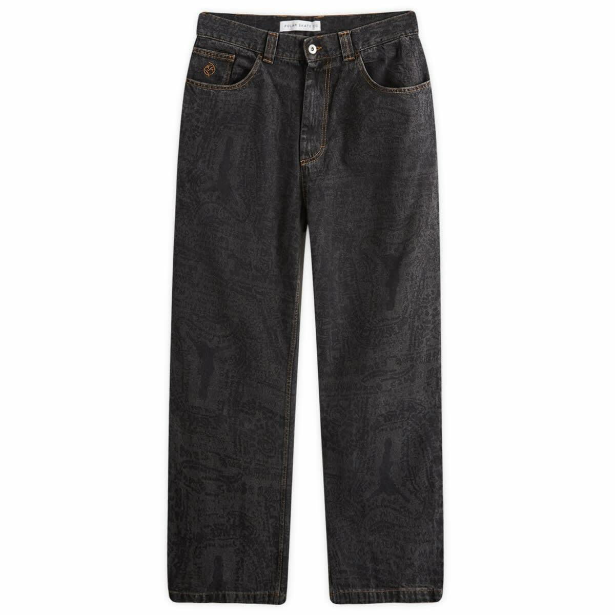 Polar Skate Co. Men's Exist Big Boy Jeans in Washed Black Polar Skate Co.