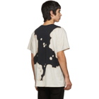 Amiri Black and Off-White Watercolor Dragon T-Shirt