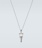 Mateo Sterling silver pendant necklace with pearl