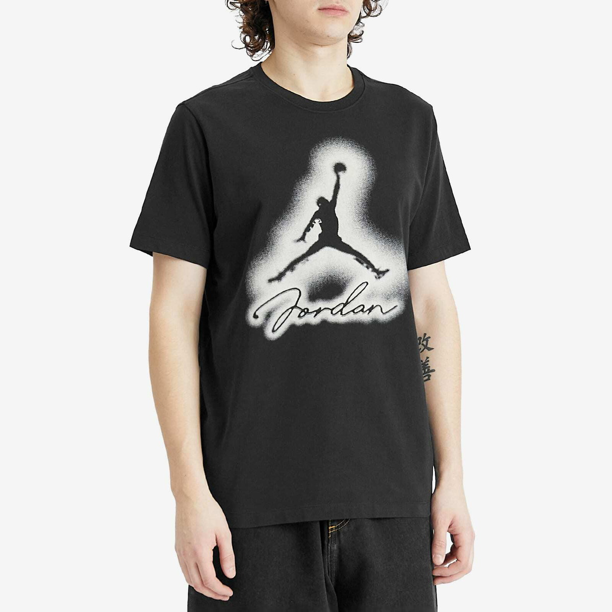 Air Jordan Men's Flight MVP T-Shirt in Black/Sail Nike Jordan Brand
