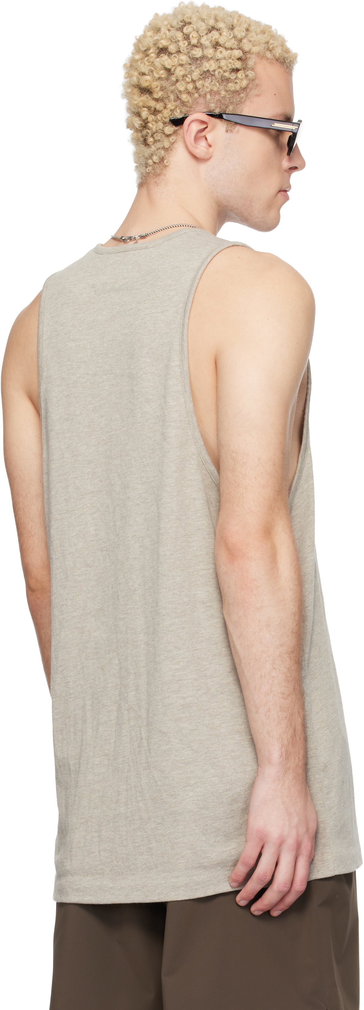 Fear of God ESSENTIALS Taupe Signature Essential Tank Top