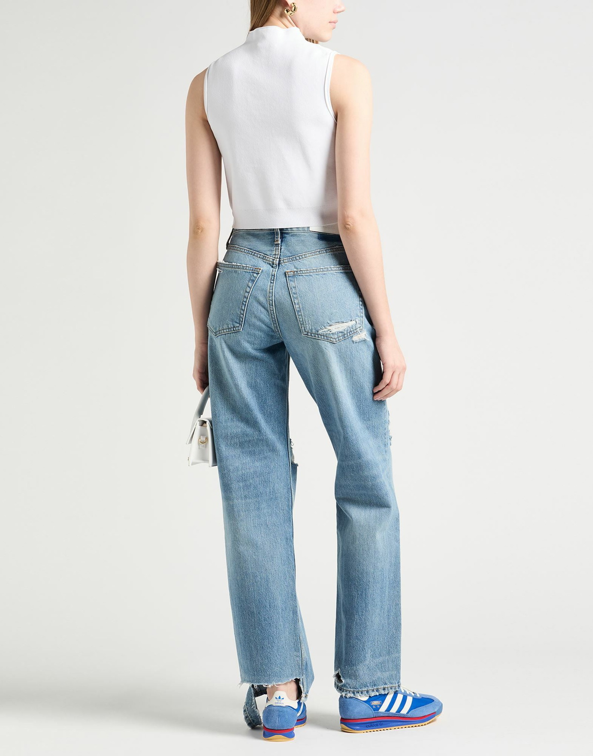 Re/done Womens Jeans in Blue