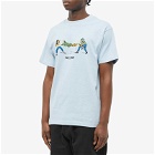 Pass~Port Men's Squeeze T-Shirt in Stonewash Blue