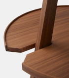 Cassina Cicognino walnut side table