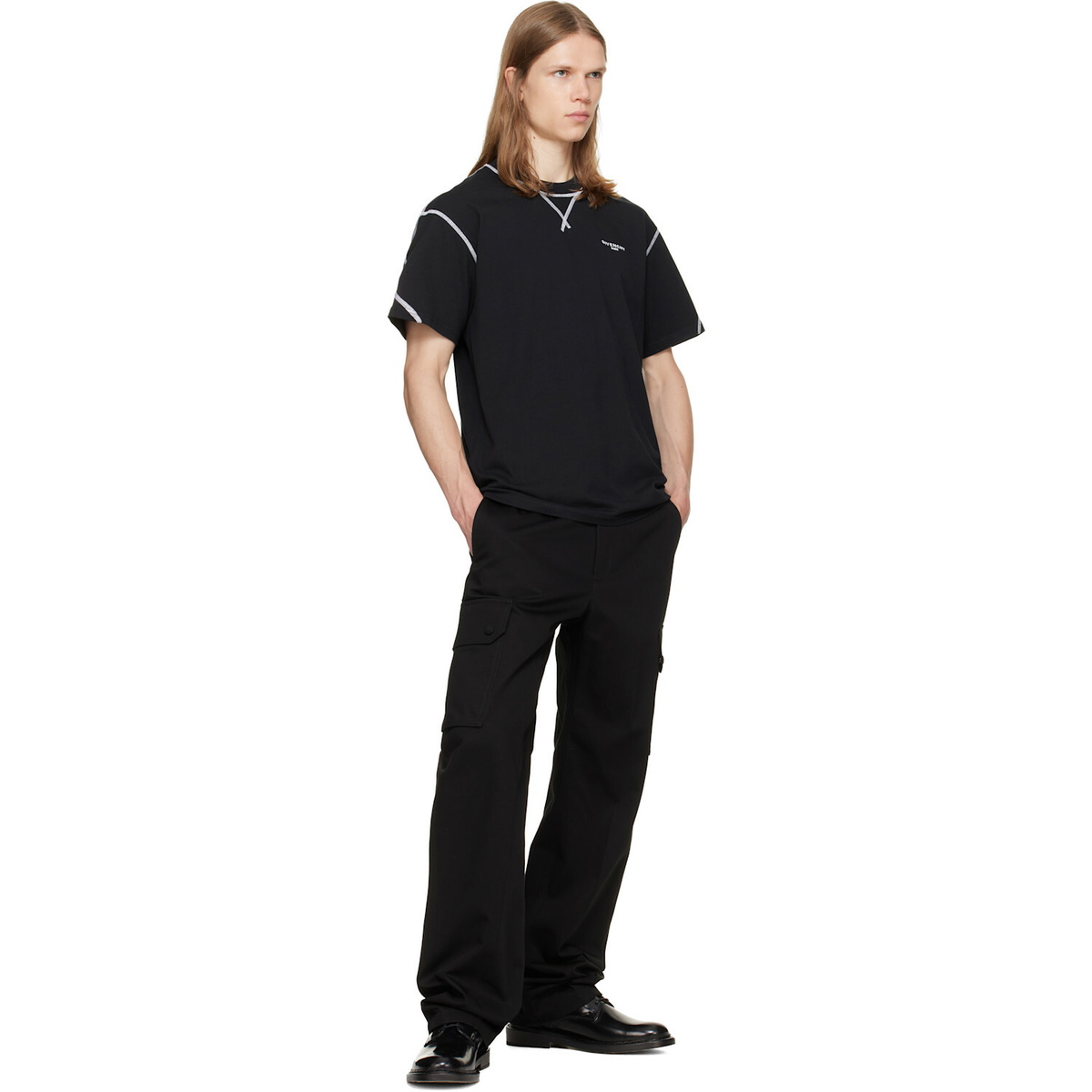 Givenchy Black Couture Seam T-shirt