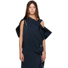 ISSEY MIYAKE SSENSE Exclusive Navy Mercury Top