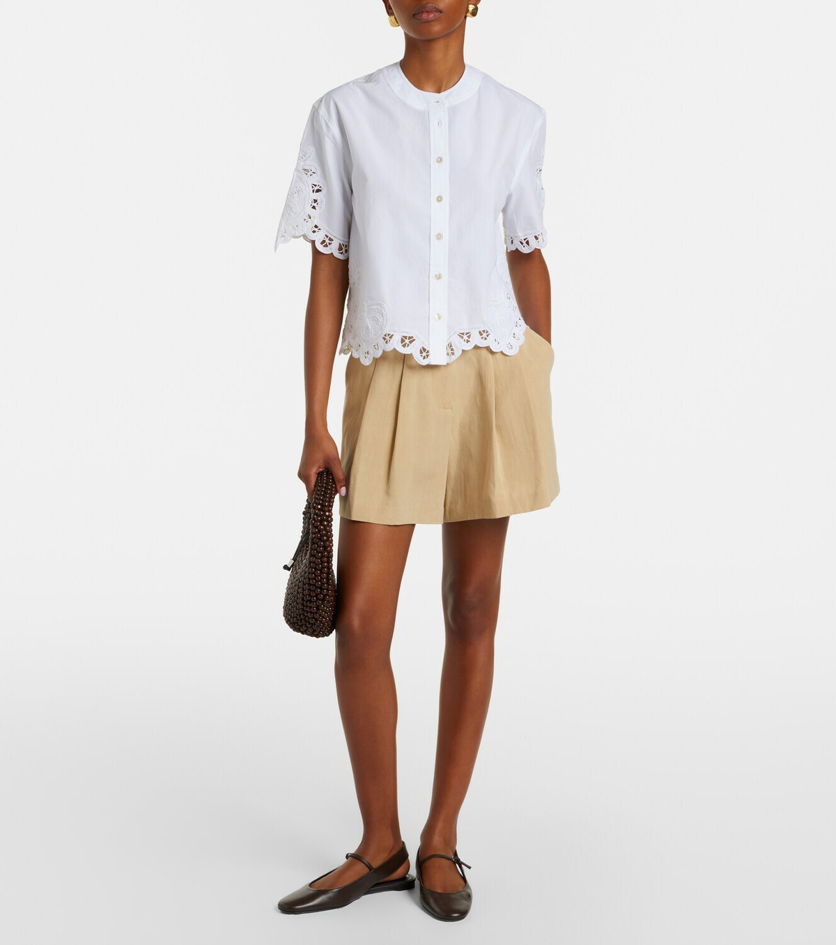 Veronica Beard Gables pleated shorts