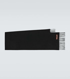 Acne Studios Fringed wool scarf