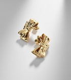 Jennifer Fisher Bow Small gold-plated earrings