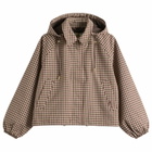 Barbour Women's Audrey Showerproof Jacket in Cranberry/Brown Gingham