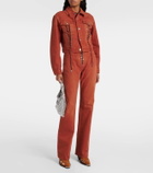 Rabanne Cropped denim jacket