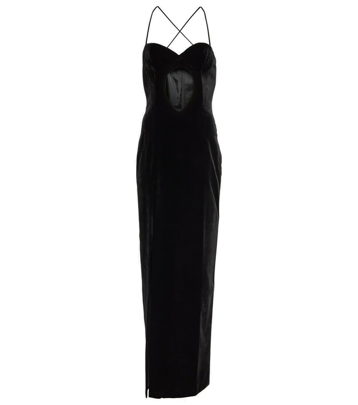 Alessandra Rich Cutout velvet gown Alessandra Rich