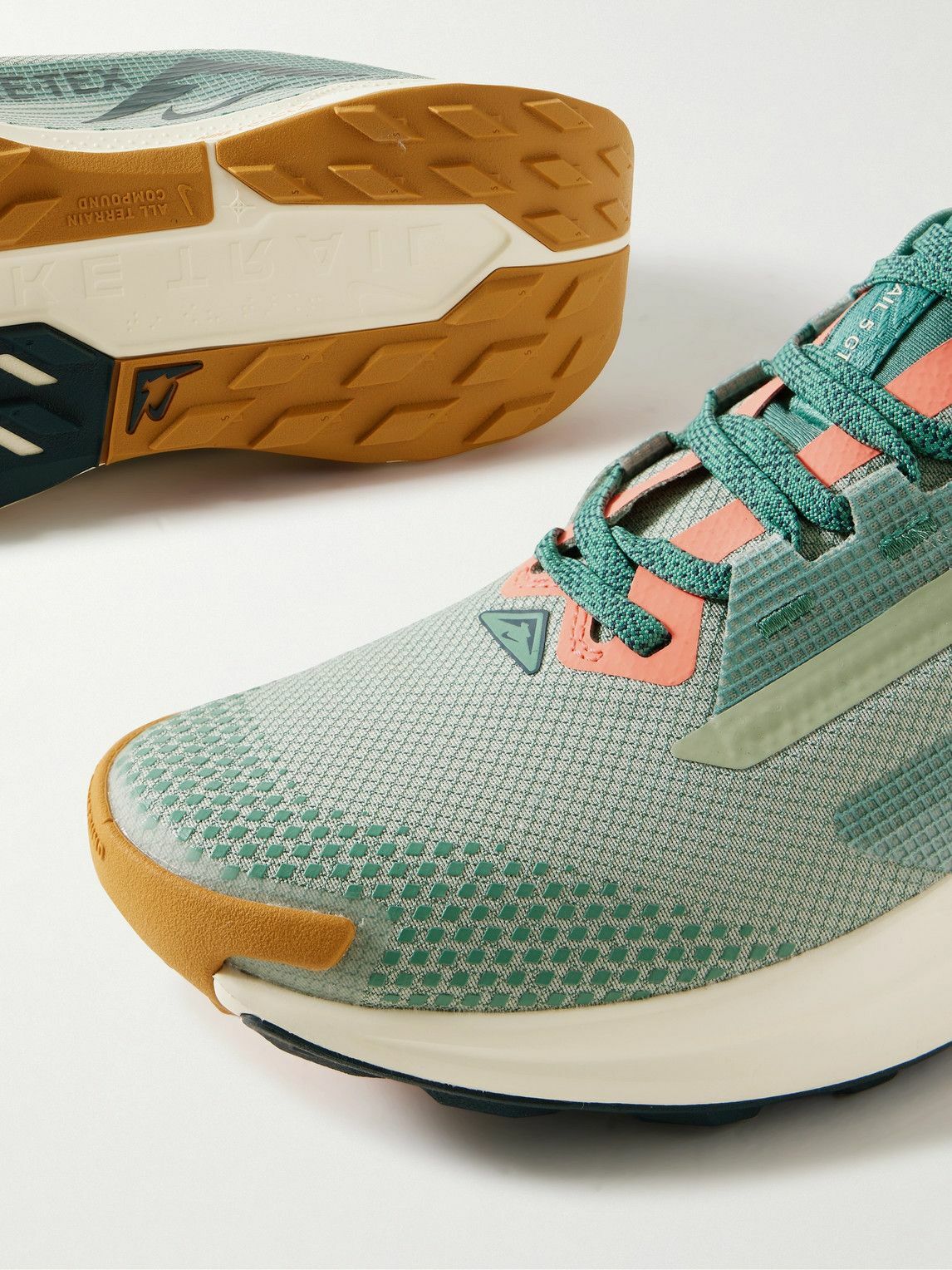 Nike Running - Pegasus Trail 5 Rubber-Trimmed GORE-TEX Running Sneakers -  Green Nike Running
