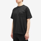 ANNIE HOOD Men's College T-Shirt in Black