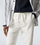 Brioni Linen and cotton straight pants