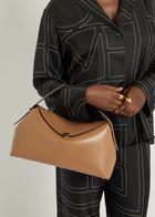 Toteme T-lock Leather top Handle bag - Camel - One Size