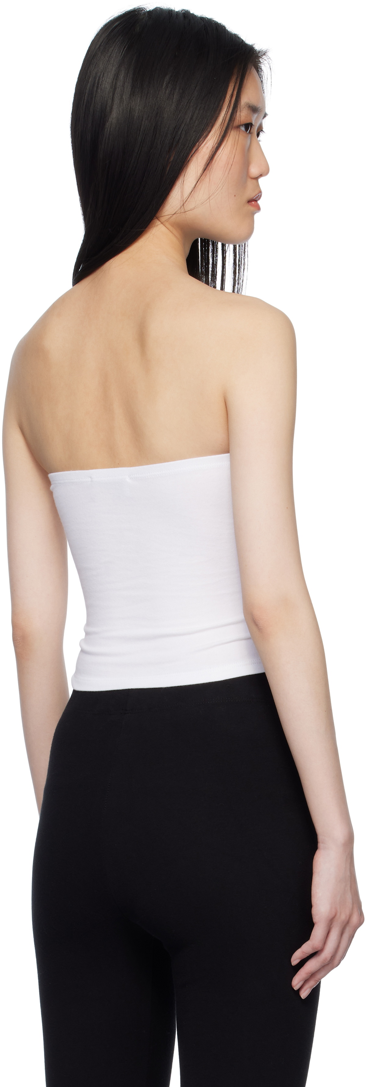 Gil Rodriguez White 'The Tube' Convertible Tube Top