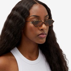 Miu Miu Eyewear Women's 04ZS Sunglasses in Light Havana/Brown 