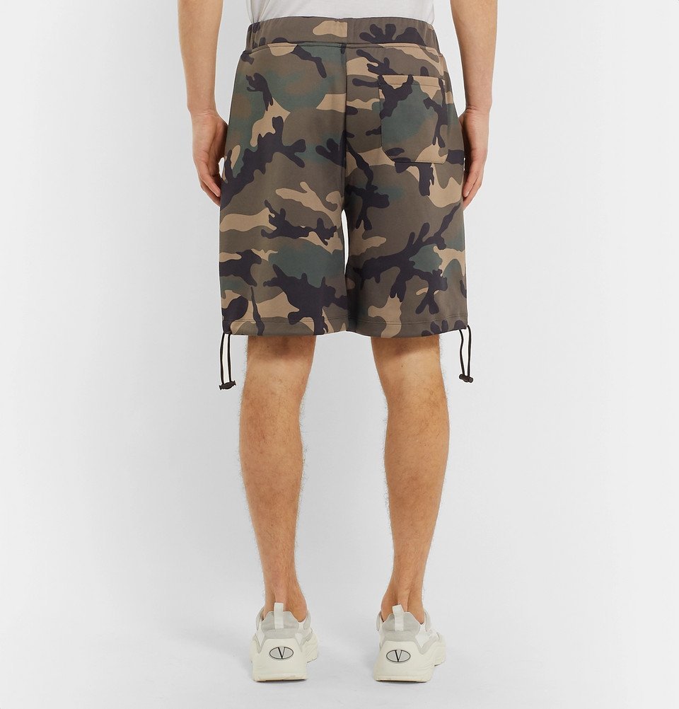 Valentino cheap camouflage shorts