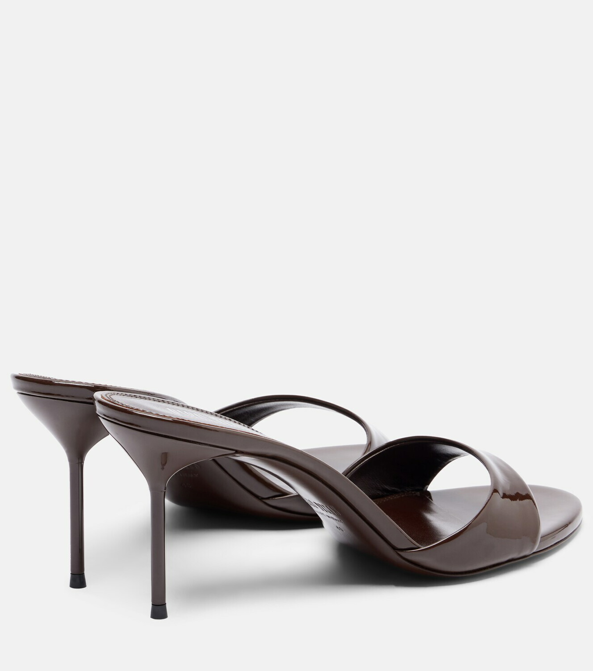 Paris Texas Lidia patent leather mules