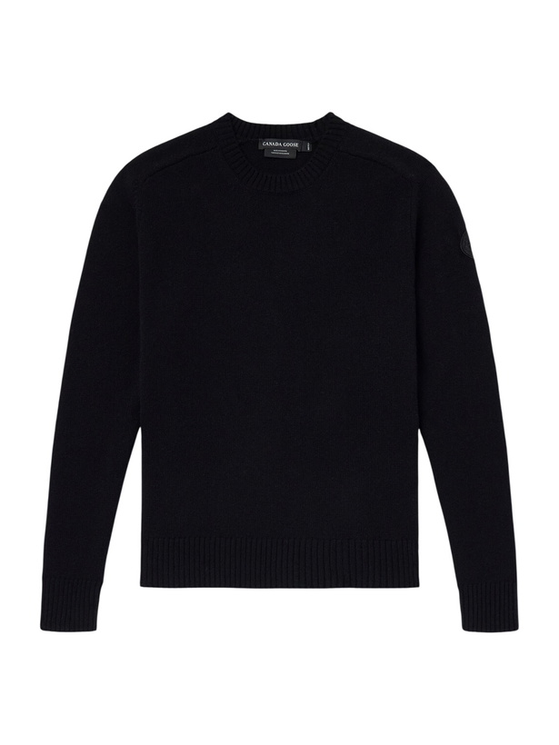 Photo: Canada Goose - Matawin Wool Sweater - Black