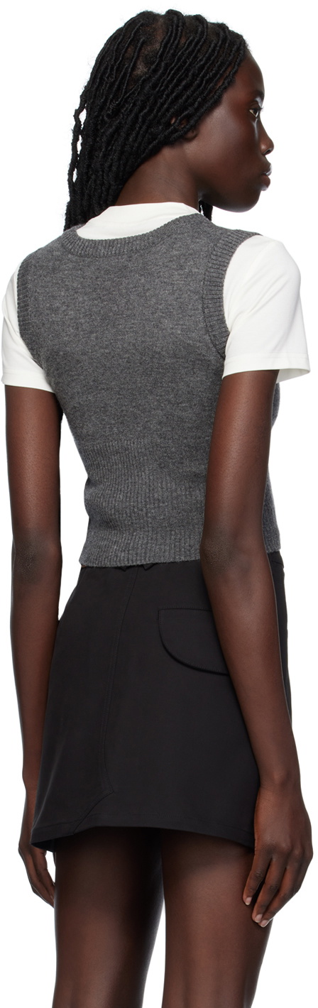 Fax Copy Express SSENSE Exclusive Gray Vest