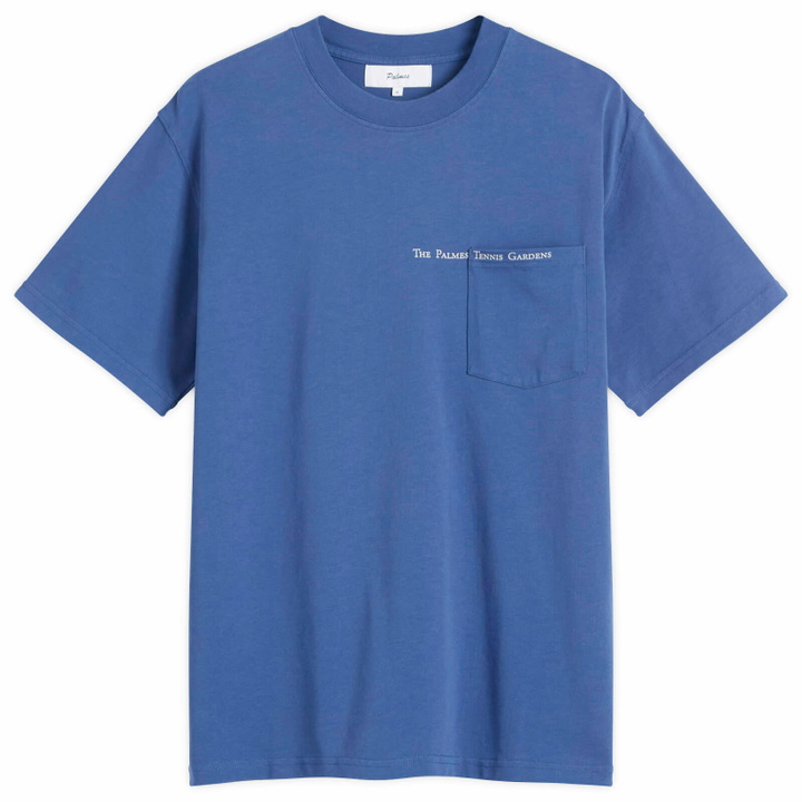 Photo: Palmes Men's Garden Pocket T-Shirt in Blue