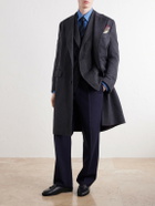 Rubinacci - Herringbone Virgin Wool Coat - Gray
