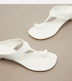 Bottega Veneta Livia Intrecciato leather thong sandals
