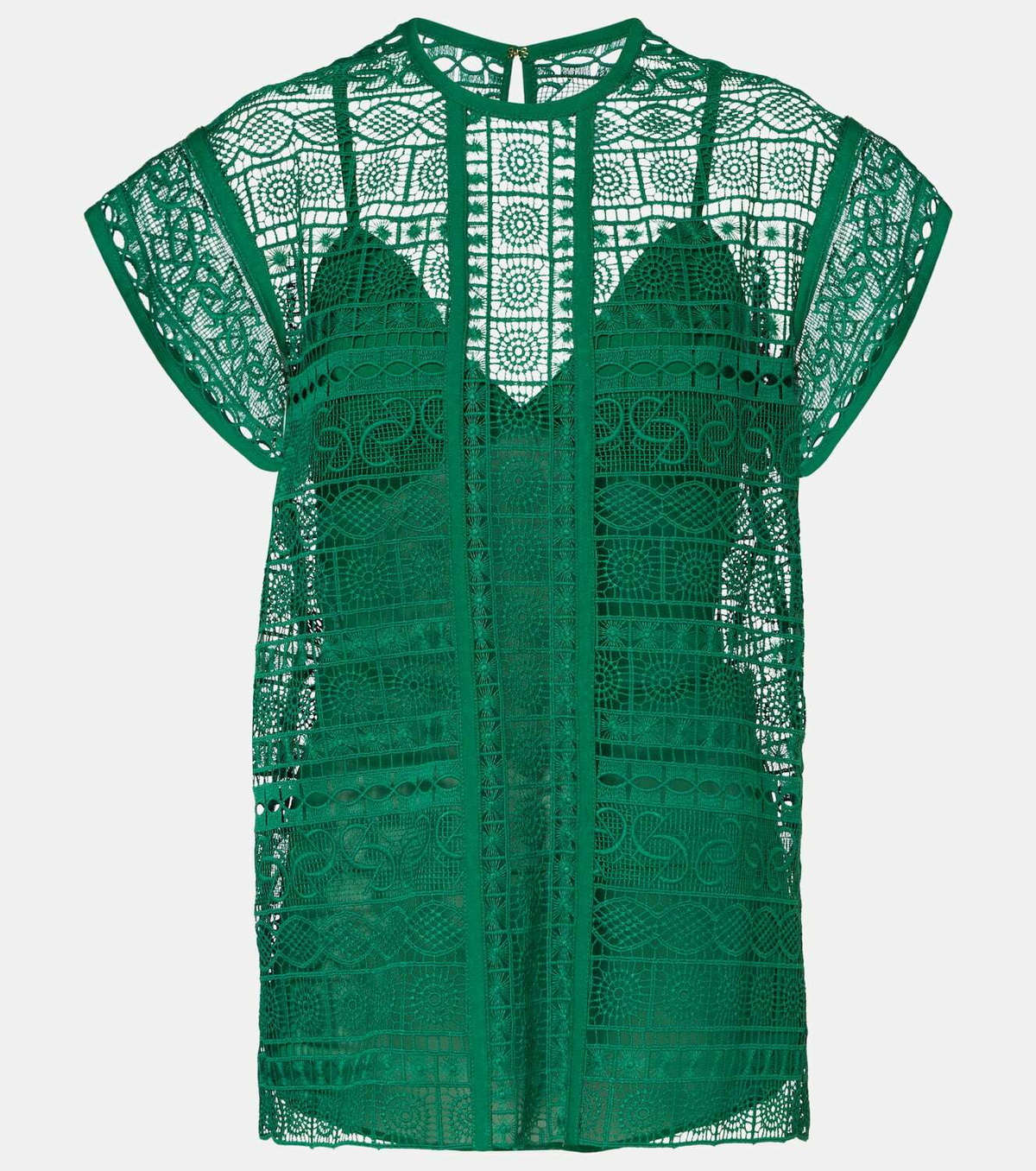 Elie Saab Macramé top