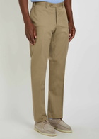 Canali Tapered-leg Stretch-cotton Poplin Trousers Stone