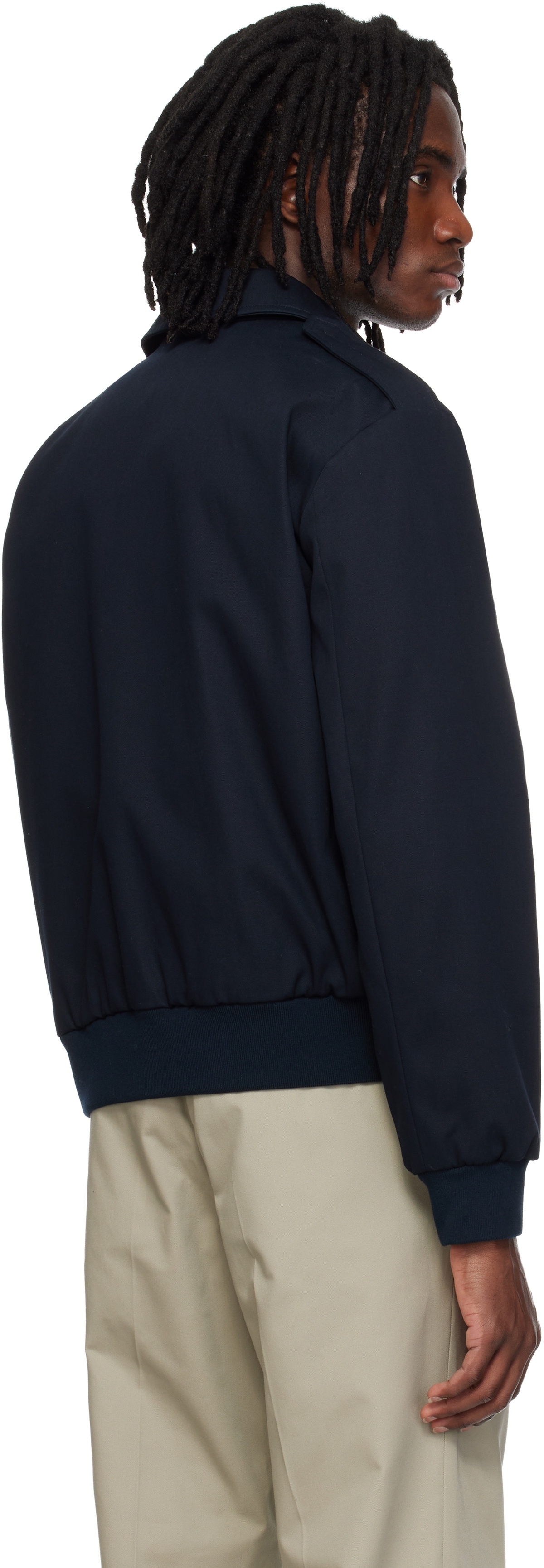 A.P.C. Navy Miles Bomber Jacket